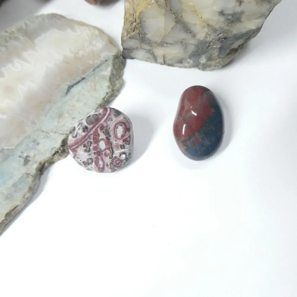 Rock Lot Natural Raw & Polished Specimens Unidentified 7.25lb